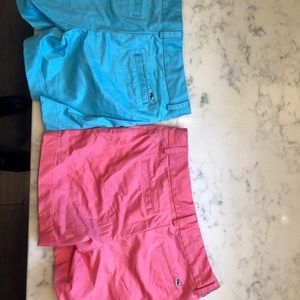 2 pairs Girl’s vineyard vines shorts